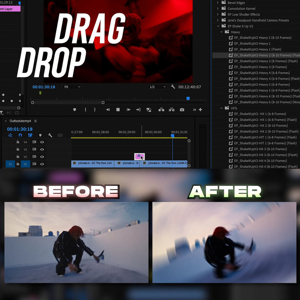 🎵 [Preset] Hip-hop rap style transitions for AE/PR
ElevenPercent – Shake It Up V2. — [MICHIGO STUDIO] 🎬🔥