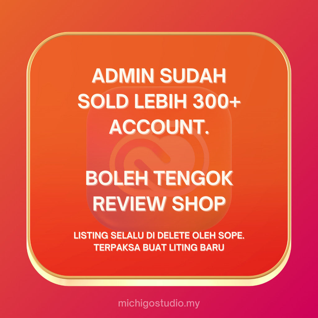 🖥 ADOBE CREATIVE CLOUD ORIGINAL |  AI Firefly + 100GB Cloud Storage | Own Email | Mac Win Ipad android |  MICHIGO STUDIO