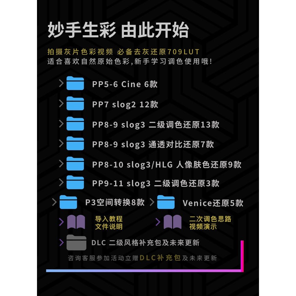 🧩 Sony Gray Recovery LUTs 🎥 SLOG / HLG / Cine to 709 Look PR / FCPX / DaVinci / CapCut [ MICHIGO STUDIO ] - MICHIGO STUDIO