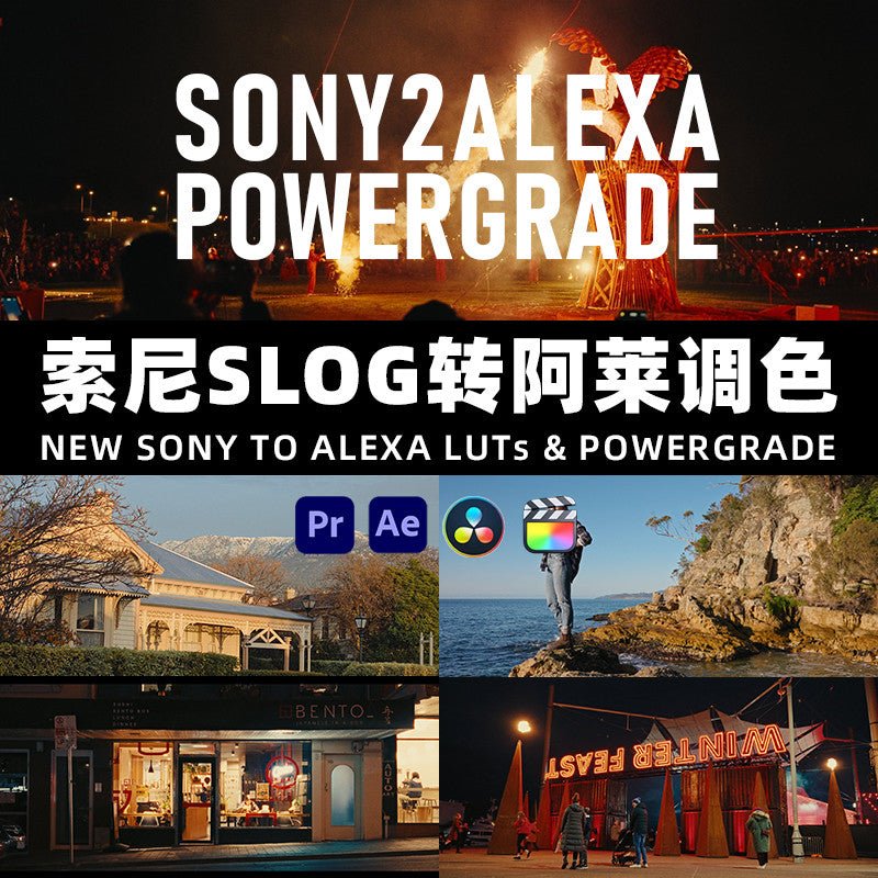 🎬 Sony S - Log2/3 & HLG to ARRI Log - C LUT | Hollywood Film Look 🎞️ PR/DaVinci - MICHIGO STUDIO