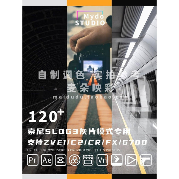 📸 Sony SLOG3 In-Cam Film LUTs 🎞️ ZVE1 / FX30 / A6700 / C2 / CR | CapCut Ready