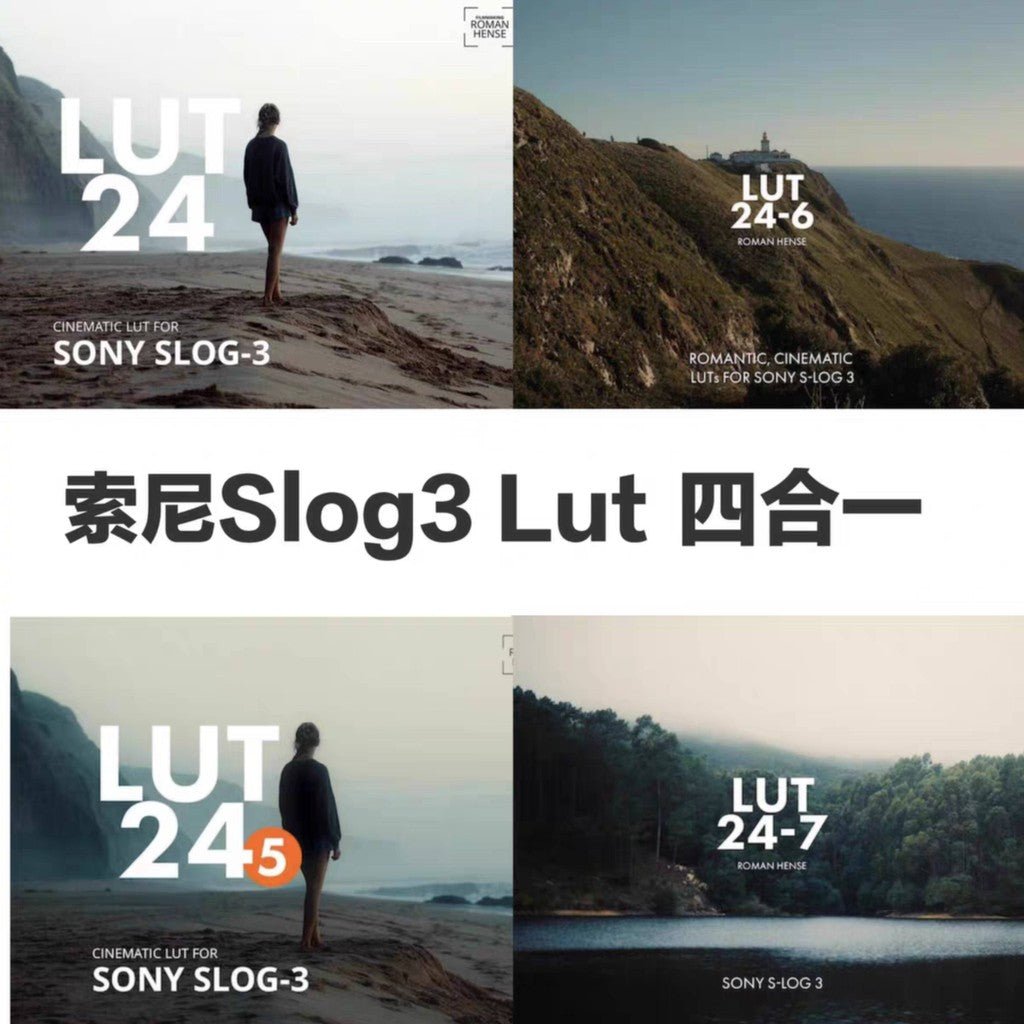 📷 Sony SLOG3 LUT – Roman Hense LUTs 24/5/6/7 for In - Cam Preview - MICHIGO STUDIO
