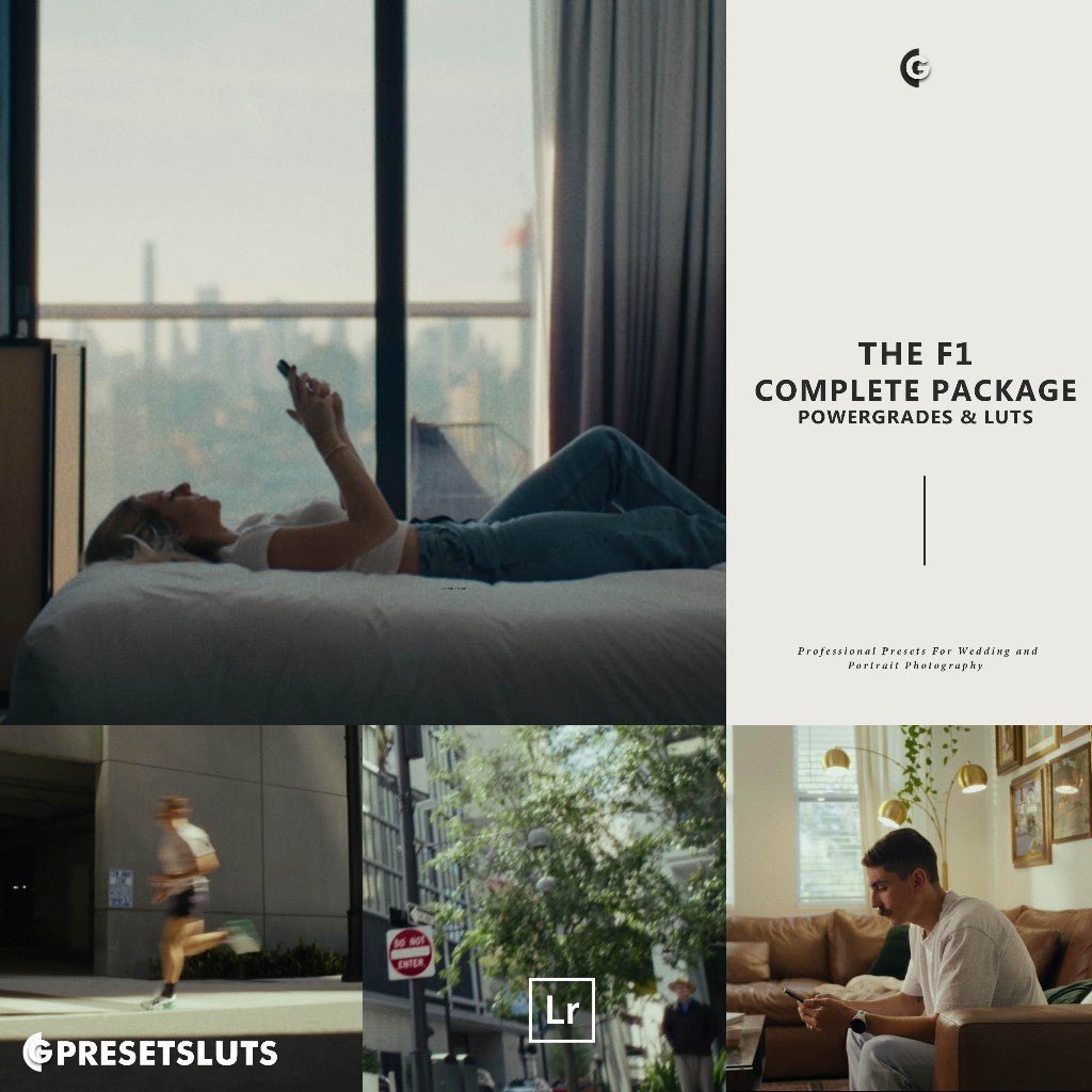 The F1 Complete Package POWERGRADE & LUTs by Blaine Westropp | DAVINCI RESOLVE ADOBE PREMIERE[ MICHIGO STUDIO ] - MICHIGO STUDIO