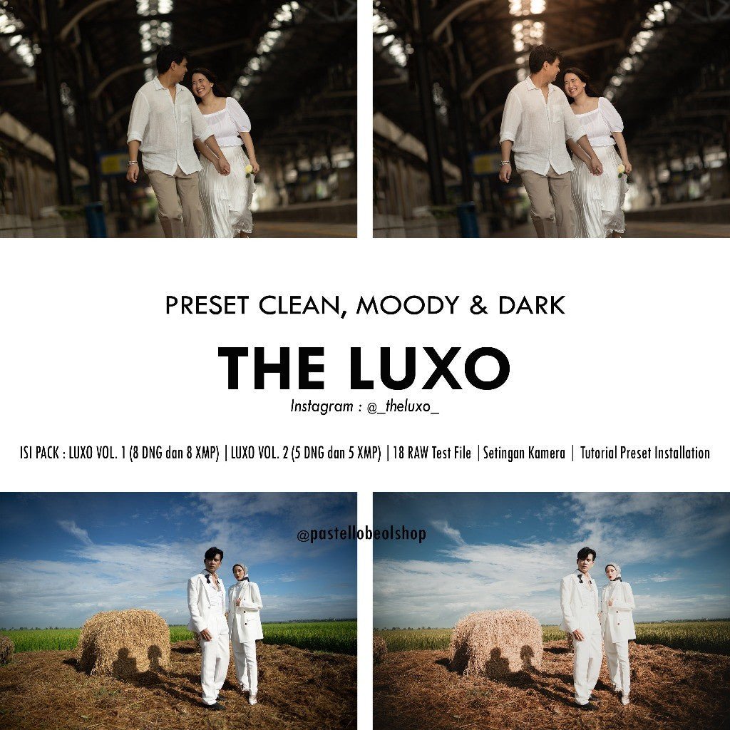 📸 THE LUXO PRESET DARK MOODY ORIGINAL LIGHTROOM PHOTOSHOP 6719 [ MICHIGO STUDIO ] 🌑 - MICHIGO STUDIO