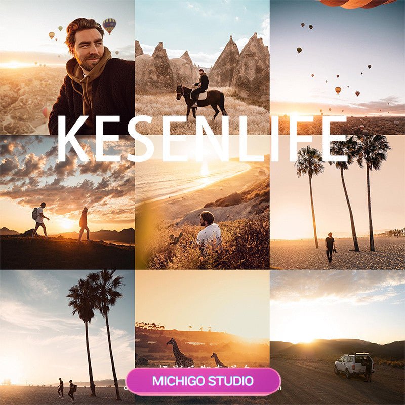 📸 Travel Sunrise Sunset Warm Tone – Lightroom Preset (PS, PR, FCPX, DaVinci LUT, Mobile, LR) - MICHIGO STUDIO
