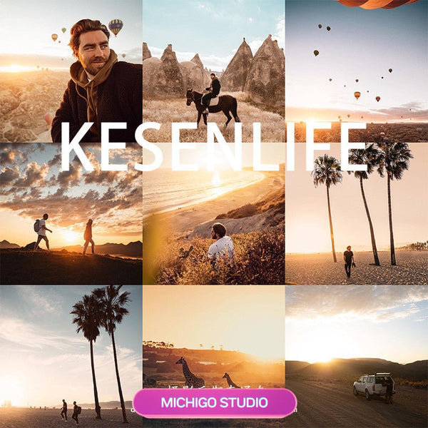 📸 Travel Sunrise Sunset Warm Tone – Lightroom Preset (PS, PR, FCPX, DaVinci LUT, Mobile, LR)