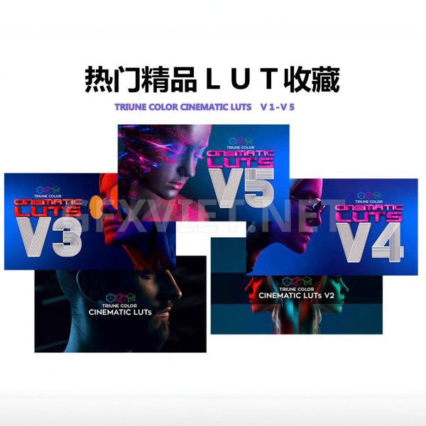 🎞️ Triune Digital – Ultimate LUT Collection Bundle