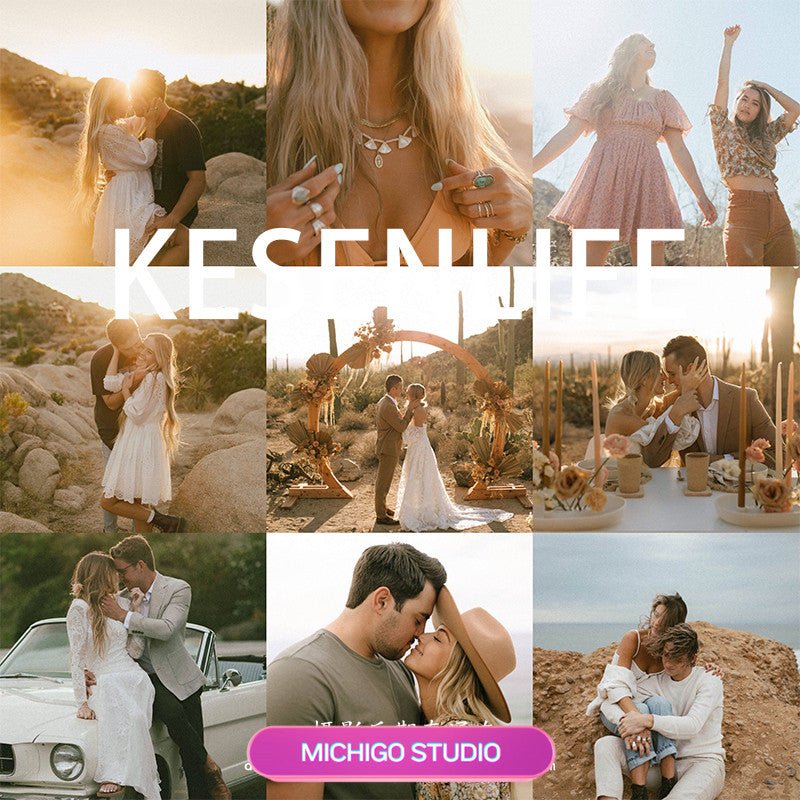 📸 Vintage Film Grain Portrait – Lightroom Preset (PR, FCPX, DaVinci LUT, Mobile, PS) - MICHIGO STUDIO