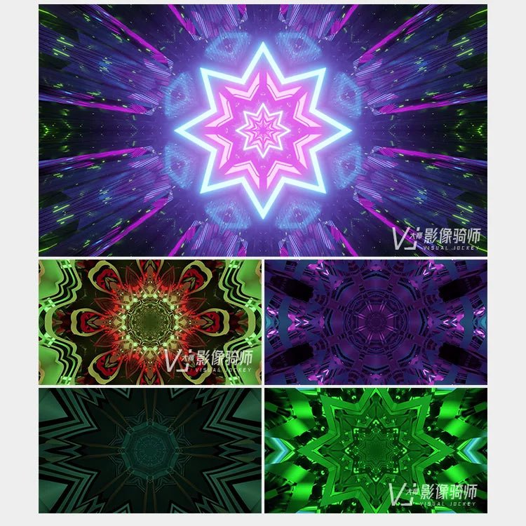 Visual Pack 🎬 | 3D Glass Tunnel Motion | Nightclub Bar Stage LED Screen Live VJ Loop Background 4K 🔥 - MICHIGO STUDIO