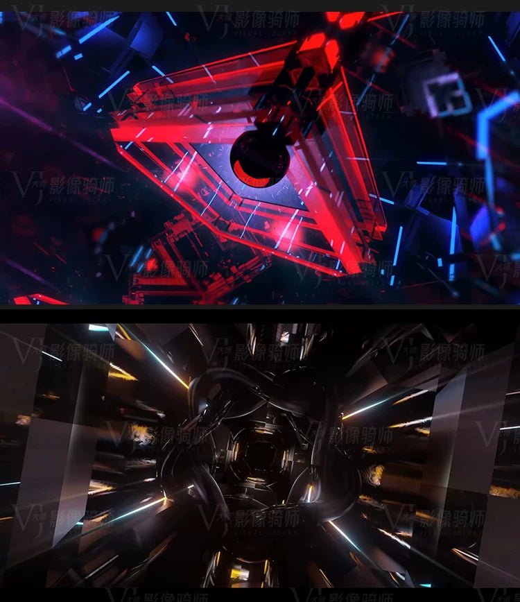 Visual Pack 🎬 | 3D Mechanical Motion Dance | DJ Club Stage LED Screen Live VJ Loop Background 4K 🔥🎶✨ - MICHIGO STUDIO
