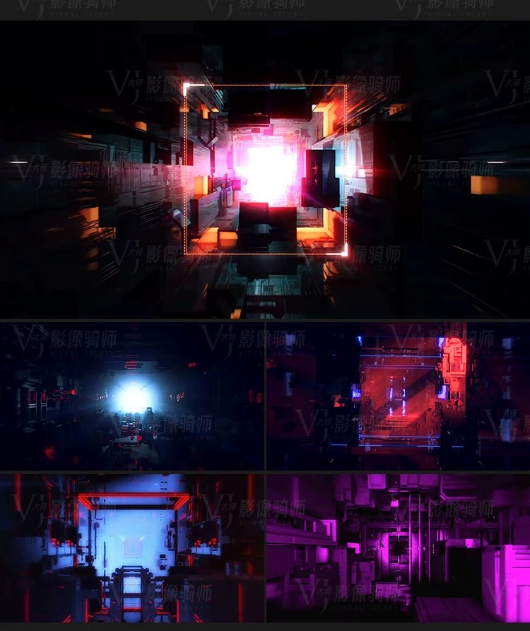 Visual Pack 🎬 | 3D Mechanical Motion Dance | DJ Club Stage LED Screen Live VJ Loop Background 4K 🔥🎶✨ - MICHIGO STUDIO