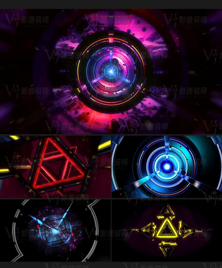 Visual Pack 🎬 | 3D Mechanical Motion Dance | DJ Club Stage LED Screen Live VJ Loop Background 4K 🔥🎶✨ - MICHIGO STUDIO