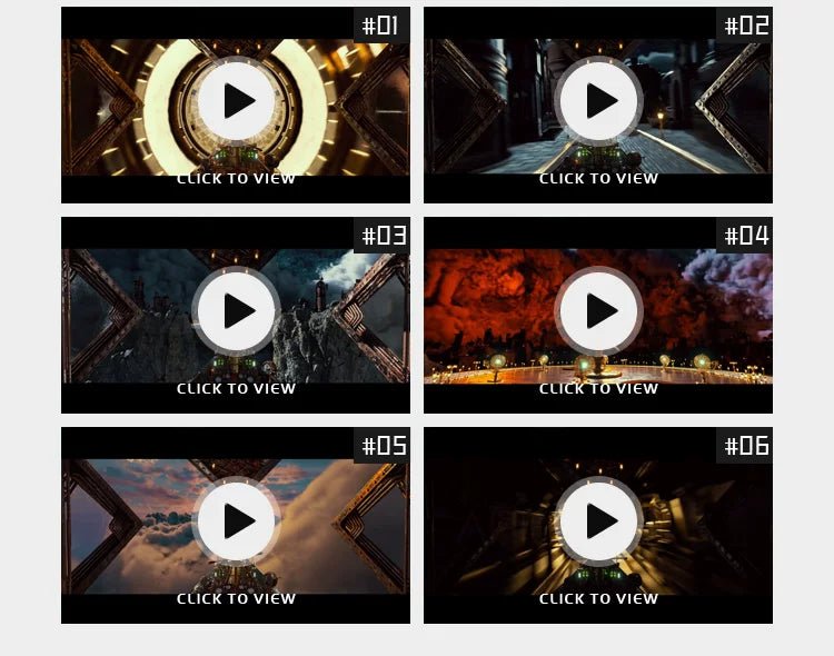 Visual Pack 🎬 | 3D Spaceship Fly - Through | Bar & Restaurant Stage LED Big Screen VJ Background Video 4K 🚀 - MICHIGO STUDIO