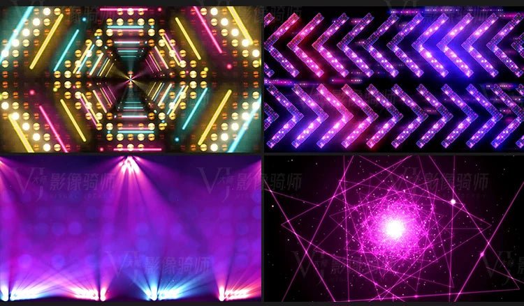Visual Pack 🎬 | Cool Mechanical Fly - Through Dance | Ethnic Jazz Stage Bar Live LED Big Screen VJ Background Video 🔥✨ - MICHIGO STUDIO