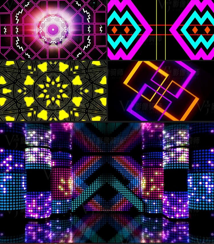 Visual Pack 🎬 | Cool Mechanical Fly - Through Dance | Ethnic Jazz Stage Bar Live LED Big Screen VJ Background Video 🔥✨ - MICHIGO STUDIO