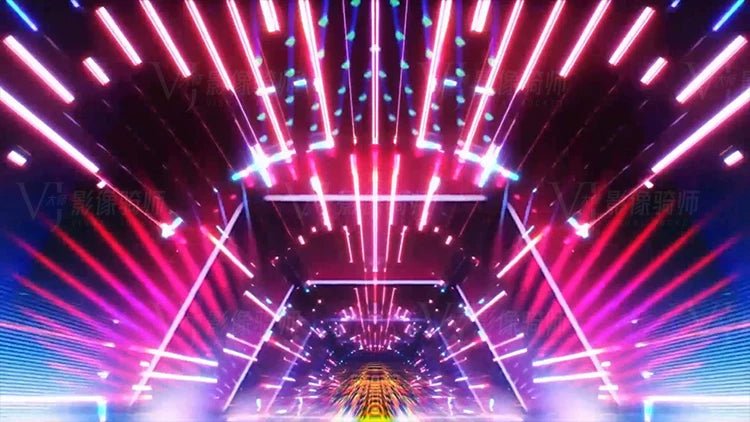 Visual Pack 🎬 | Cool Mechanical Fly - Through Dance | Ethnic Jazz Stage Bar Live LED Big Screen VJ Background Video 🔥✨ - MICHIGO STUDIO
