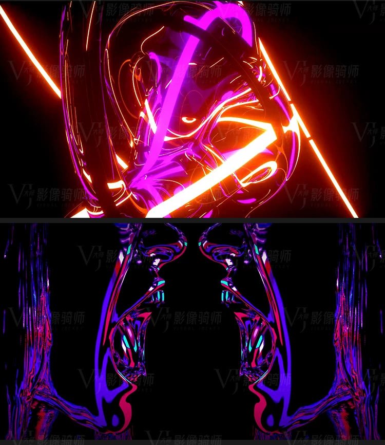 Visual Pack 🎬 | Cool Mechanical Fly - Through Dance | Ethnic Jazz Stage Bar Live LED Big Screen VJ Background Video 🔥✨ - MICHIGO STUDIO