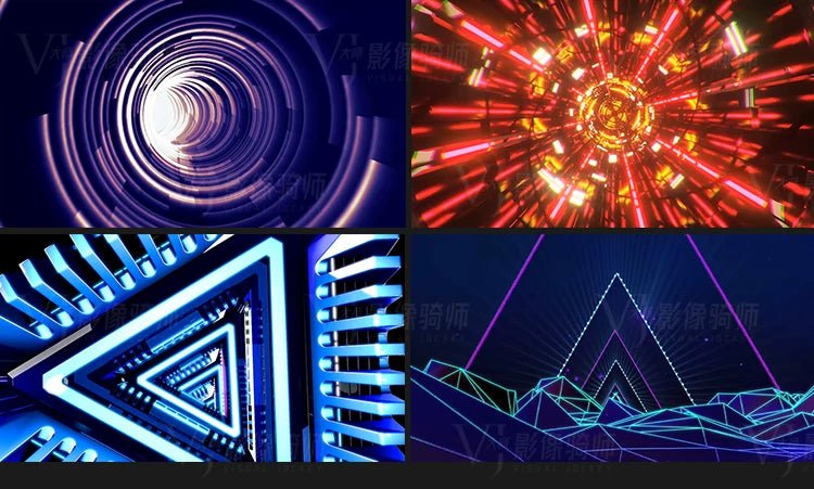 Visual Pack 🎬 | Cool Mechanical Fly - Through Dance | Ethnic Jazz Stage Bar Live LED Big Screen VJ Background Video 🔥✨ - MICHIGO STUDIO