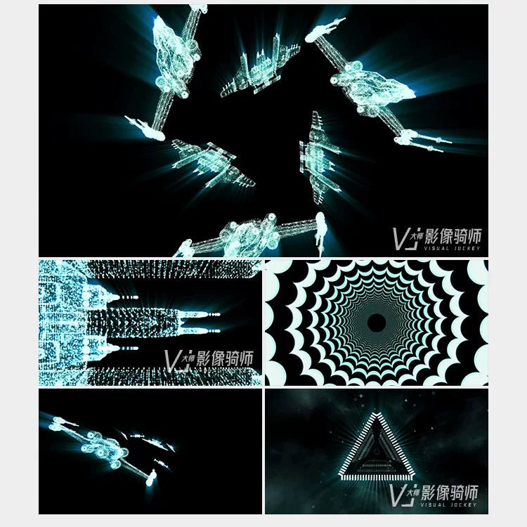 Visual Pack 🎬 | Neon Tech Light Planet 🌐 Loop | LED VJ Video Background for Bar Nightclub Stage Performance - MICHIGO STUDIO