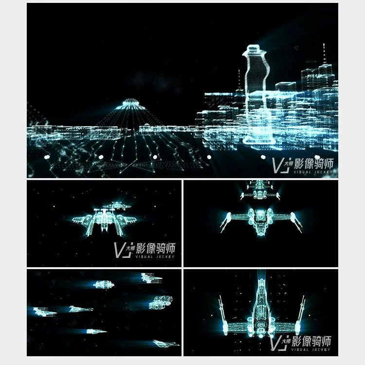Visual Pack 🎬 | Neon Tech Light Planet 🌐 Loop | LED VJ Video Background for Bar Nightclub Stage Performance - MICHIGO STUDIO