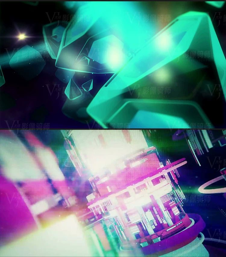 Visual Pack 🎬 | Retro Dynamic Graphic Motion | Cool Stage Bar Nightclub Live LED Screen VJ Loop Video Background - MICHIGO STUDIO
