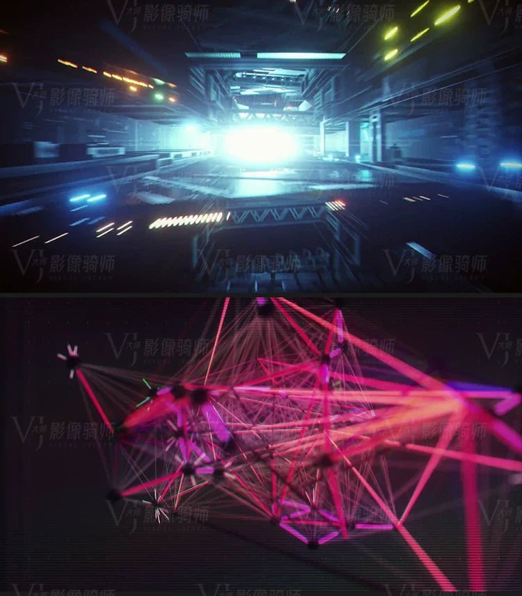 Visual Pack 🎬 | Retro Dynamic Graphic Motion | Cool Stage Bar Nightclub Live LED Screen VJ Loop Video Background - MICHIGO STUDIO