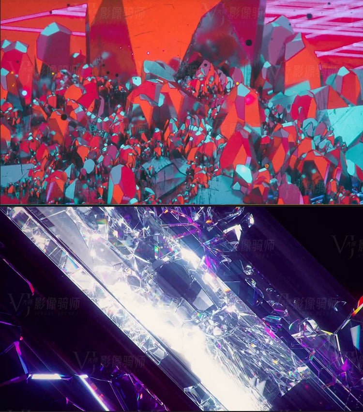 Visual Pack 🎬 | Retro Dynamic Graphic Motion | Cool Stage Bar Nightclub Live LED Screen VJ Loop Video Background - MICHIGO STUDIO