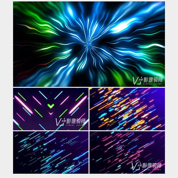 Visual Pack 🎬 | Vibrant Neon Light Motion | Nightclub Bar Stage LED Screen Live VJ Loop Background 4K 🔥🎶 - MICHIGO STUDIO