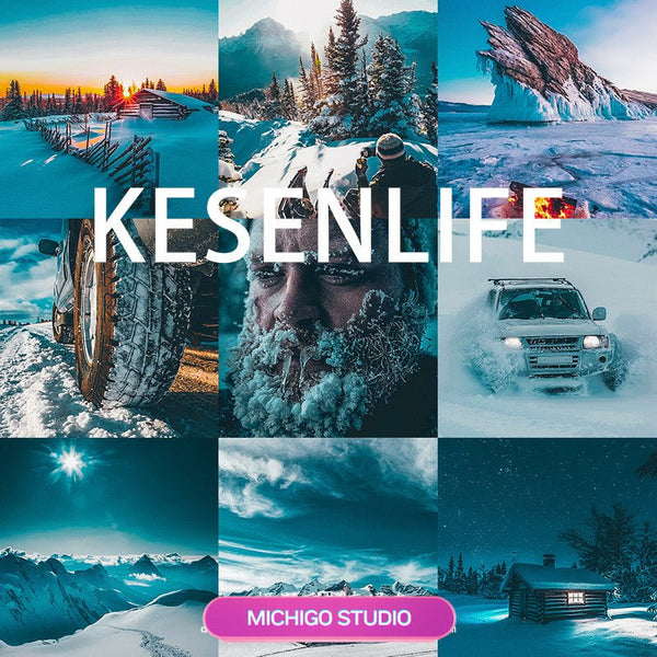 📸 Winter Snow Cool Tone Portrait – Lightroom Preset (PR, FCPX, DaVinci, AE, LUT, Mobile, LR)