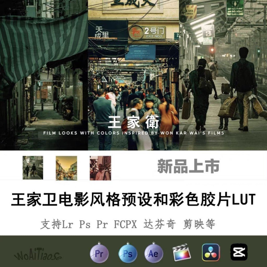 🎥 Wong Kar Wai Film Style LUTs & LR Presets (Nov 2023) - MICHIGO STUDIO