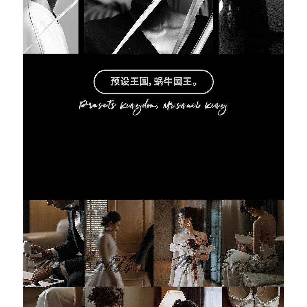 📸 Xiaohongshu Wedding Follow - Lightroom Preset (Clear, Bright, PS, PR, Capcut) - MICHIGO STUDIO