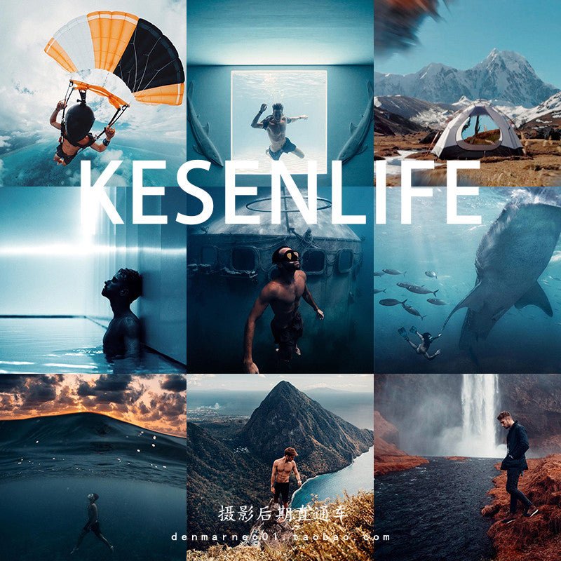📸 YouTuber Blue - Orange Green Tone – Lightroom Preset (PR, FCPX, DaVinci LUT, Mobile, PS, Diving) - MICHIGO STUDIO