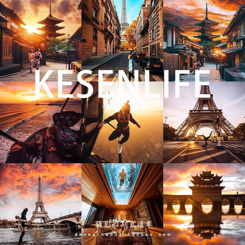 📸 YouTuber Sunset Sunrise Tone – Lightroom Preset, FCPX, DaVinci LUT, Mobile, PS - MICHIGO STUDIO